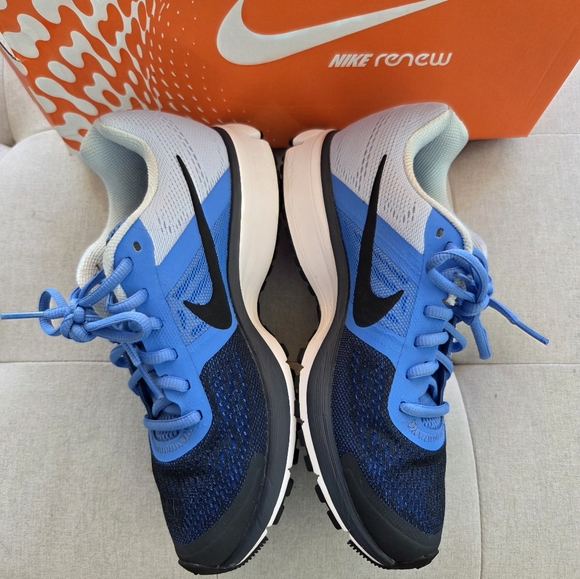 Nike Air Zoom Pegasus 30 Running Shoes Women’s 7.5 Blue Black Athletic Sneakers - Picture 6 of 12